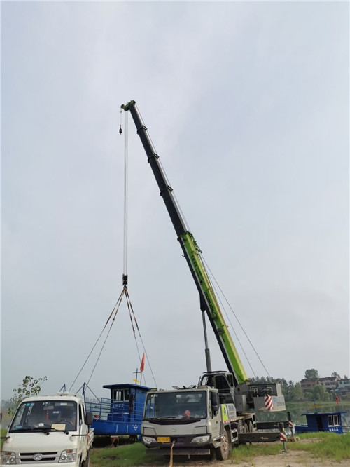 韶关市桥梁建设吊装案例